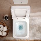 Set cuvette WC avec abattant à descente lente Hansgrohe EluPura Q 60293450, châssis encastré Hansgrohe iFrame universal 01022180, 66001000