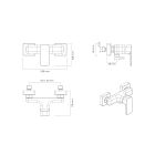 Set mitigeur de douche Oltens Hadsel 33006100, support de douche Oltens Hald 37403100, 37200100, 37111100