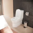 Set cuvette de WC Hansgrohe EluPura S 62024450, abattant de WC Hansgrohe EluPura Original S 60148450