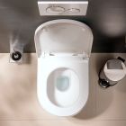 Set cuvette de WC Hansgrohe EluPura S 62024450, abattant de WC Hansgrohe EluPura Original S 60148450