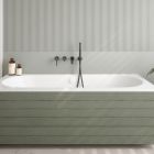 Set baignoire rectangulaire Oltens Lykke 10013000, paroi de baignoire Oltens Sela 23202100