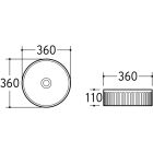 Set armoire Comad Nordic Cremona NORDIC CREMONA 82-60-46-2S, lavabo Comad Beyond BEYOND 2 OLIVER GREEN ( E-6565 ), CREMONA 89-60-46 M