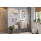 Set armoire Comad Nova Cashmere NOVA CASHMERE 82-60-2D, lavabo Comad Sky 3 SKY 3 60CM DP (E-8099-3-60)