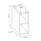 Set armoire Comad Iconic Cashmere ICONIC CASHMERE 82-60-D-1S, armoire Comad Coast Evoke ICONIC OAK COAST EVOKE 81-01-A, BLAT 89-80-A OAK COAST EVOKE