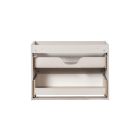 Set armoire Comad Nova Cashmere NOVA CASHMERE 82-80-2S, plan de travail Comad Nova Oak NOVA OAK A 89-80