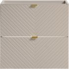 Set armoire Comad Viva Cashmere VIVA CASHMERE 82-60-2S, plan de travail Comad Nova Cashmere NOVA CASHMERE 89-60