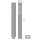 Set mitigeur bain-douche Kronenbach Smart Push 19044003CR, douche à effet de pluie Kronenbach Spa KBMBBPRBOR250-2, 01900190KBN, 28628002 KB, 27500000 KB, 28272000 KB