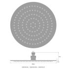 Set mitigeur bain-douche Kronenbach Smart Push 19044002SM, douche à effet de pluie Kronenbach Supra 2.0 153765001904SMN, 01900190KBN, 27409002SMKB, 28276000KBSM, 28628002SMKB, 27500001 KB