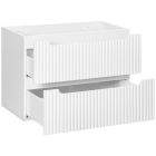 Set armoire Comad Nova White NOVA WHITE 82-80-2S, lavabo Comad Beyond BEYOND 5 WHITE ( E-6564 ), NOVA OAK A 89-80