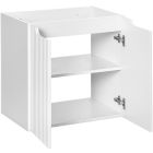 Set armoire Comad Nova White NOVA WHITE 82-60-2D, lavabo Comad Sky 3 SKY 3 60CM DP (E-8099-3-60)