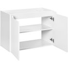 Set armoire Comad Nova White NOVA WHITE 82-80-2D, lavabo Comad Sky 3 SKY 3 80CM DP (E-8099-3-80)