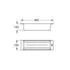 Set évier en granit Grohe K400 31639AP0, insert d'égouttage Grohe 40853SD0, 31368001, 40854SD0
