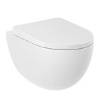 Set cuvette WC avec abattant à descente lente Kludi Resa D 24WCSET43, châssis encastré Kludi Unifix 79300