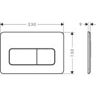 Set cuvette WC avec abattant à descente lente Hansgrohe EluPura Q 60293450, châssis encastré Hansgrohe iFrame universal 01022180, 66001450