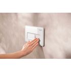 Set cuvette WC avec abattant à descente lente Hansgrohe EluPura Q 60293450, châssis encastré Hansgrohe iFrame universal 01022180, 66001450