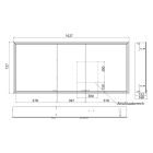 Set armoire Kronenbach Cube 2.0 KB100214CR, cadre pour installation de miroir encastré Kronenbach Cube 2.0 NU1000035NU