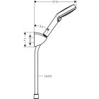 Set douche à effet de pluie Hansgrohe Vernis Blend 26277000, mitigeur bain-douche Hansgrohe Vernis Blend 71466000, 01800180, 27809000, 26278000, 26453000