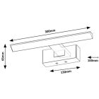 Set miroir Elita Sote RE062947000010, applique murale Rabalux Loric 75023