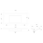 Set armoire Oltens Lun 60029900, lavabo Oltens Stila 40203000