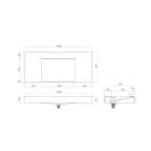 Set lavabo Oltens Stila 40003900, armoire Oltens Lun 60029900