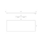 Set armoire Oltens Lun 60035900, plan de travail suspendu Oltens Lun 63027900