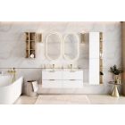Set armoire Comad Aster White ASTER WHITE 80-30-1D, étagère Comad Dalia Cashmere CREMONA UN 83-15-80 SM