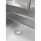 Set évier en acier inoxydable Franke Box 127.0749.857, mitigeur de cuisine Franke Smart Glenda 115.0747.475