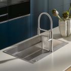 Set évier en acier inoxydable Franke Box 127.0749.857, mitigeur de cuisine Franke Smart Glenda 115.0747.475