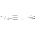 Set armoire Comad Dorothy Ristretto DOROTHY RISTRETTO 82-100-46-2S, lavabo Comad Lena UN-LENA-MB2, RISTRETTO 89-100-46 M