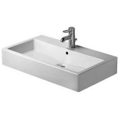 Duravit Vero lavabo 80x47 cm rectangulaire de meuble blanc 0454800000