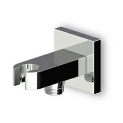 Zucchetti Aguablu raccord coudé avec support chrome Z93937