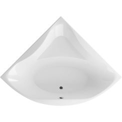 Excellent Glamour wanna narożna 150x150 cm biała WAEX.GLA15WH