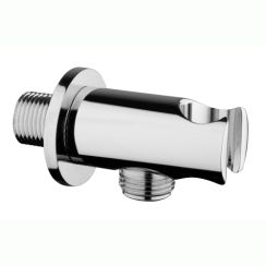 Paffoni raccord coudé avec support chrome ZSUP031CR