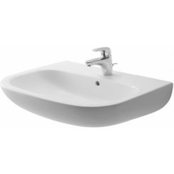 Duravit D-Code lavabo 65x50 cm semi-circulaire classique blanc 23106500002