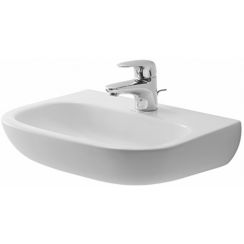 Duravit D-Code lavabo 45x34 cm semi-circulaire classique blanc 07074500702