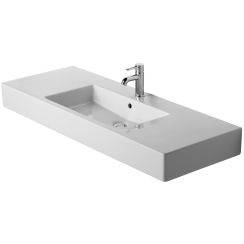 Duravit Vero lavabo 125x49 cm rectangulaire de meuble blanc 03291200001