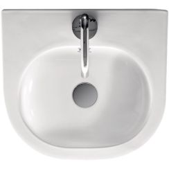 Kerasan Flo lavabo 40x37 cm semi-circulaire classique blanc 314901