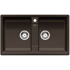 Blanco Zia 9 évier en granit 86x50 cm marron 516683