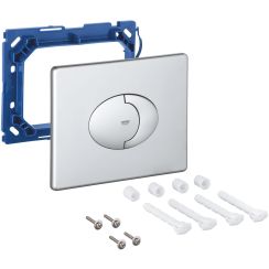 Grohe Skate bouton de chasse d'eau pour WC chrome mat 42305P00