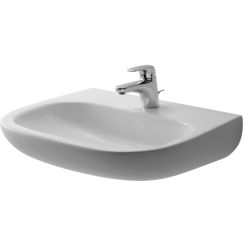 Duravit D-Code lavabo 55x43 cm semi-circulaire classique blanc 23115500002