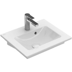 Villeroy & Boch Venticello lavabo 50x42 cm rectangulaire classique-de meuble blanc 412450R1
