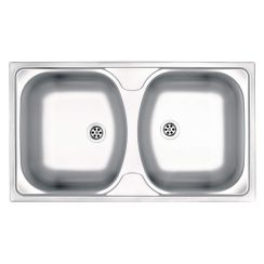 Deante Techno évier en acier inoxydable 79x44 cm acier ZMU_0200