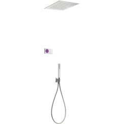 Tres Shower Technology ensemble de douche encastré avec thermostat oui chrome 092.865.52