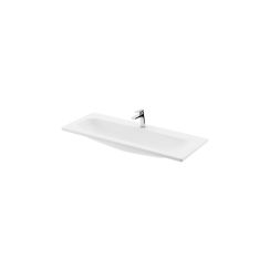 Ravak Clear lavabo 100x38 cm rectangulaire de meuble blanc XJJ01110000
