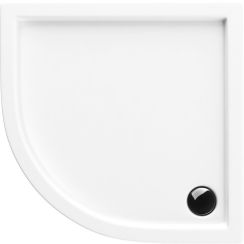 Schedpol Caspar receveur de douche semi-circulaire 80x80 cm blanc 3.263