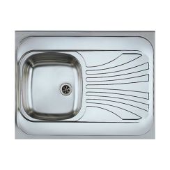 Alveus Classic évier en acier inoxydable 80x60 cm acier 1009328KF