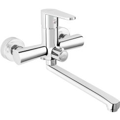 Ferro Algeo mitigeur de lavabo murale chrome BAG3A