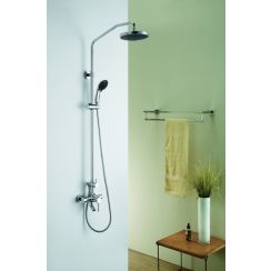 Blue Water Denver ensemble de douche mural chrome DEN-ZWPN.500C