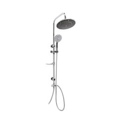 Invena Socho ensemble de douche mural oui chrome AU-59-001