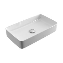 Actima Cori lavabo 61x34.5 cm rectangulaire à poser blanc CEAC.3301.610.WH